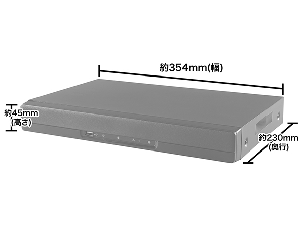 RD-RA5108 AHD3.0対応 2000GB HDD内蔵 8chデジタルレコーダー
