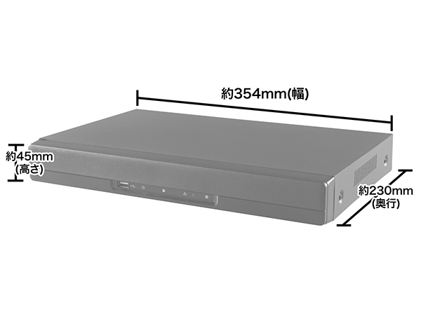 RD-RA5209 AHD3.0対応 4TB 8chデジタルレコーダー