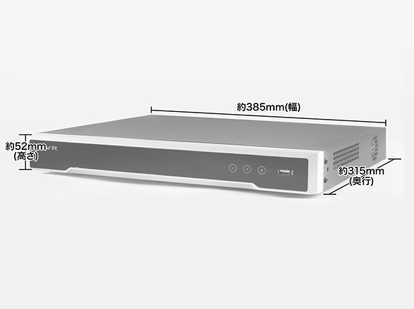 RD-RN8017 ネットワークレコーダー NVR 16ch 4K対応 8TB