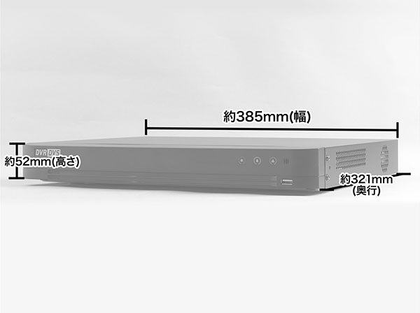 RD-RV5616 ハイブリッドレコーダー 16台接続 4TB HDD内蔵