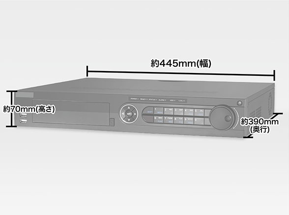 RD-RV8016 HD-TVI 4K解像度対応 HDD4TB内蔵16chデジタルレコーダー