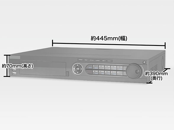 RD-RV8016 アナログHD 4K対応 4TB内蔵16chデジタルレコーダー