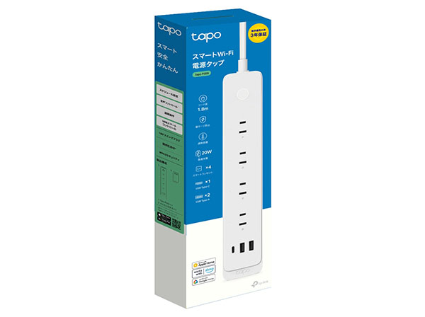 Tapo P300 スマートWi-Fi電源タップ TP-Link