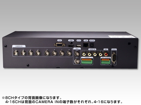 RD-3904インタ-ネット回線に接続可能4chデジタルレコーダー500GBHDD内蔵