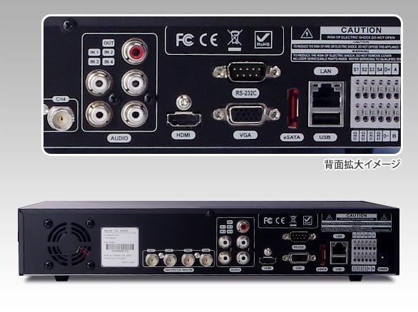 RD-4082 HD-SDI専用デジタルレコーダー 2000GB HDD内蔵 4ch