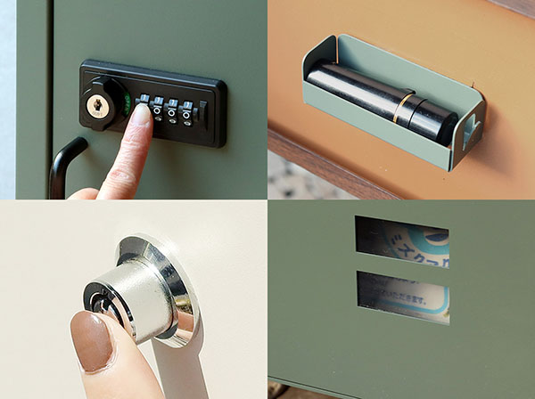 PBX-032 宅配ボックス付ポスト MOJYU Bartolo バルトロ エバーグリーン ブラウン木目 【メーカー直送品】