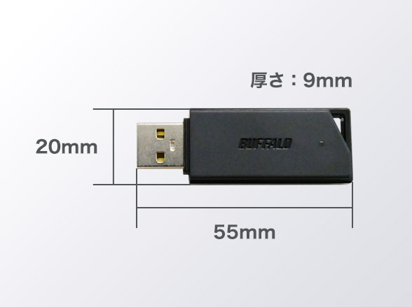 RD-4716-S 【セット購入時適用価格】 USBメモリー BUFFALO RUF2-KR16GA-BK