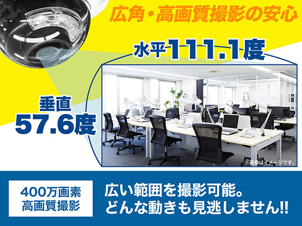 RD-CI462M 夜間カラー撮影 屋外防滴PoE対応ドーム型ネットワークカメラ