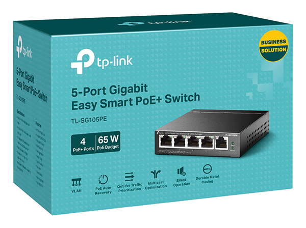 TL-SG105PE 5ポート ギガビット PoEスイッチハブ TP-Link