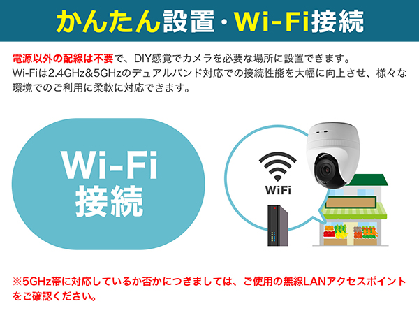 CC-2(E) 2種の月額プランから選べるクラウド保存屋内用カメラ