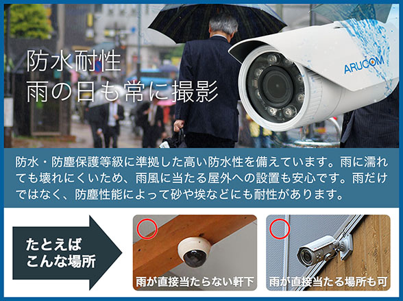 RD-CA272 AHD防犯カメラ 500万画素バレット型屋外防雨カメラ