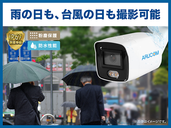 RD-CI253 夜間カラー撮影 屋外防雨PoE対応バレット型ネットワークカメラ