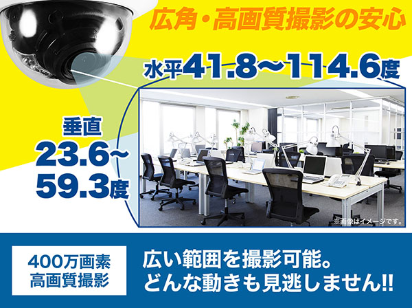 RD-CI432VMCS SSD搭載1TB 4MP屋外ドーム型IPカメラ