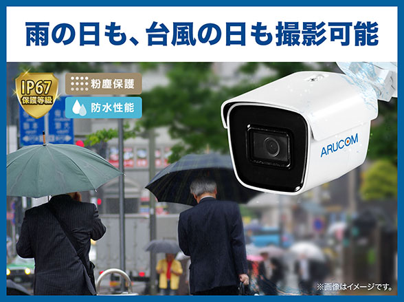 RD-CI803S ネットワークカメラPoE対応4K800万画素 屋外IP 単焦点レンズバレット型