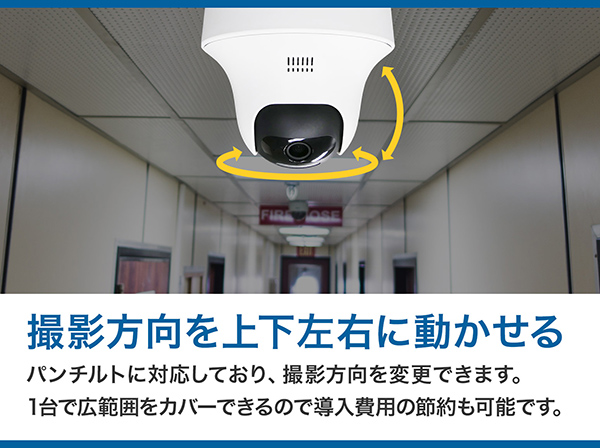RD-CV211SPMC 200万画素 双方向通話 パンチルト 屋内用 アナログHDカメラ
