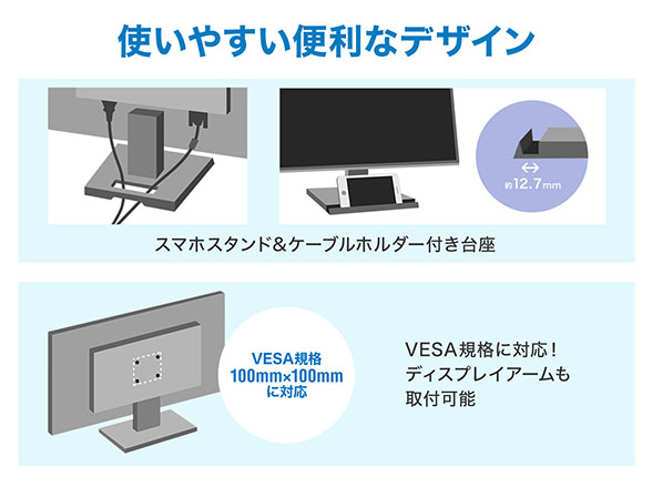 【セット購入時限定】 RD-4746-S 21.5型ワイド液晶モニター LCD-AH221EDB-A