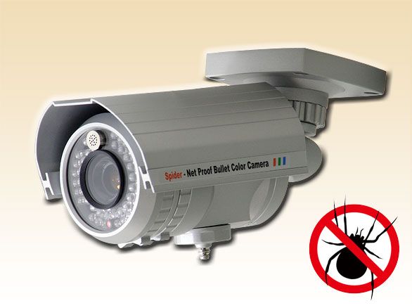 RD-3554蜘蛛の巣ガード機能搭載WDR屋外防雨型赤外線カラーカメラ
