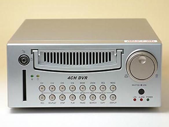 J312-1-0930カメラ4台大容量250GBHDD搭載!防犯用DVR アウトレット