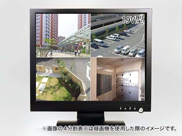 RD-4119HDMI対応CCTVLCD19インチ監視用モニター