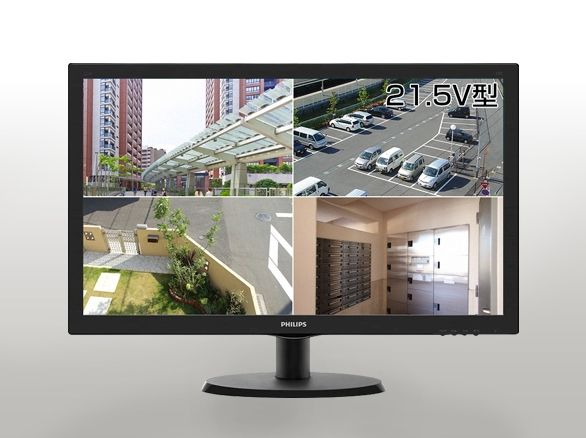 【セット購入時限定】 RD-4338-S フィリップス21.5インチ監視モニター