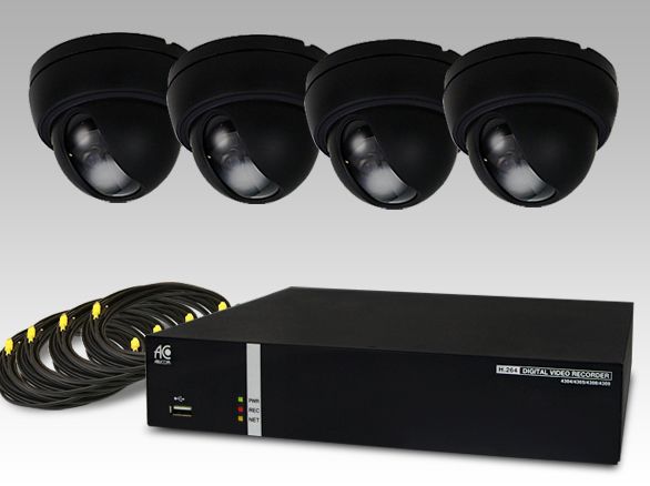 SET387-1 台数選べる屋内用ドーム型カメラと録画機セット