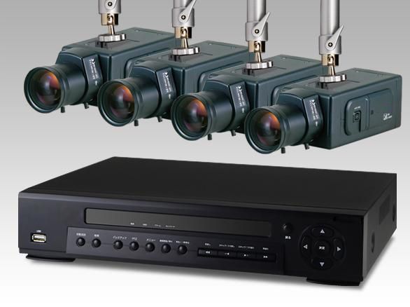 SET470-1 HD-SDI高画質屋内専用ボックスカメラと録画機セット