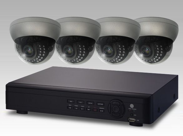 SET497-1 HD-SDI高画質屋外対応ドームカメラと専用レコーダーセット