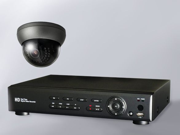 SET516-1 HD-SDI高画質屋外ドームカメラと専用レコーダーセット