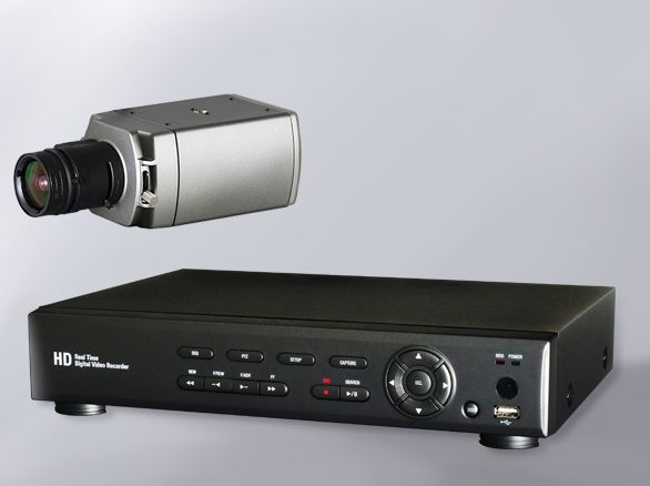 SET538-1 HD-SDI高画質屋内BOXカメラと専用レコーダー防犯カメラセット