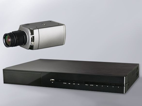 SET551-1 HD-SDIメガピクセルBOXカメラとハイブリッドDVR防犯セット
