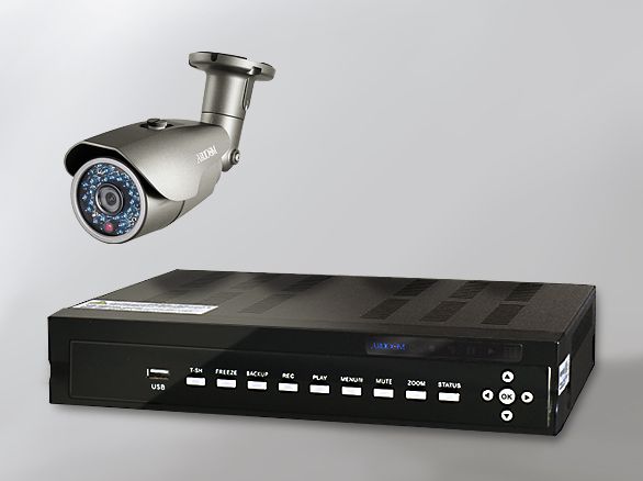 SET552-1 AHD130万画素赤外線搭載屋外防雨型カメラ1～4台と専用録画機セット