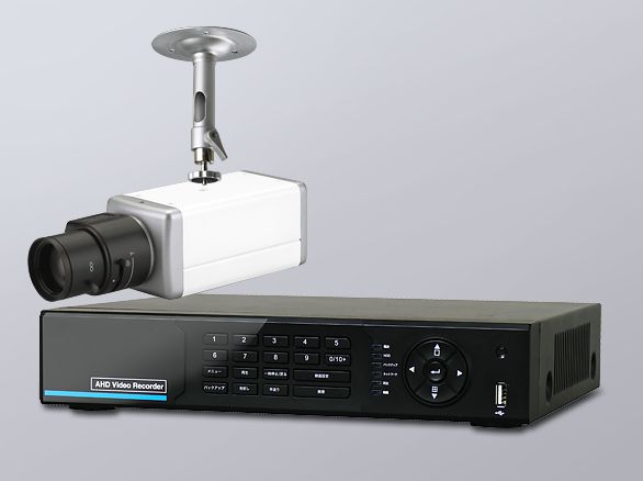 SET590-1 AHDカメラ220万画素屋内用ボックス型1～4台セット