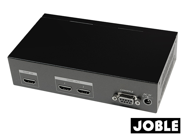 HD02-4K 分割器 HDMI 1入力2出力分配器 (4K 30Hz対応)【JOBLE】