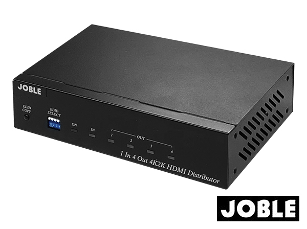 HD04-4K6G 分割器 HDMI 1入力4出力分配器 (4K 60Hz対応)【JOBLE】