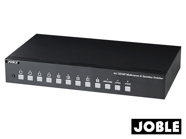 HM41E 映像切替 HDMI分割器 4入力【JOBLE】