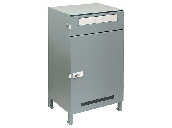 PBX-038 宅配ボックス付ポスト MOJYU Estella エステラ ブルーグレー 【メーカー直送品】