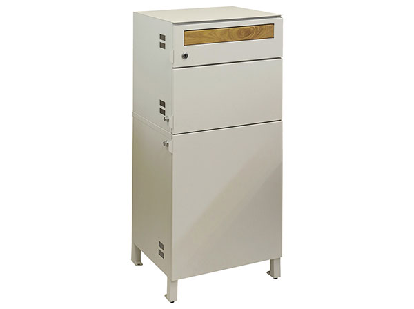 PBX-043 宅配ボックス付ポスト MOJYU Gian ジャン 宅配2段タイプ グレージュ 【メーカー直送品】