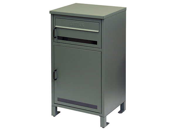 PBX-048 宅配ボックス付ポスト MOJYU Gioele ジェエレ エバーグリーン 【メーカー直送品】