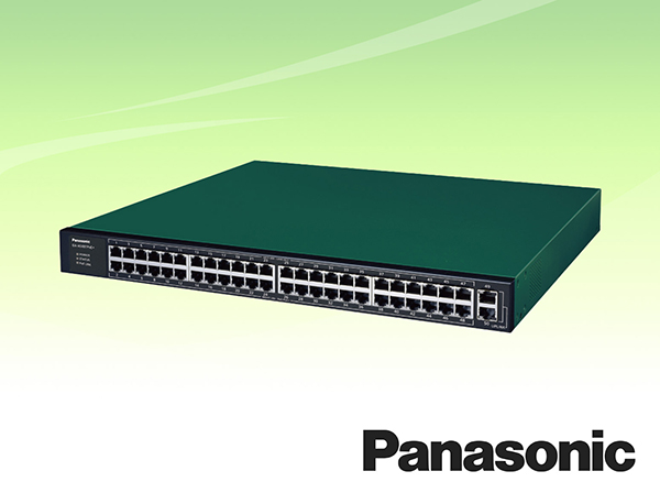 PN25488 Panasonic 全ポートギガ レイヤ2 PoE給電スイッチングハブ GA-AS48TPoE+