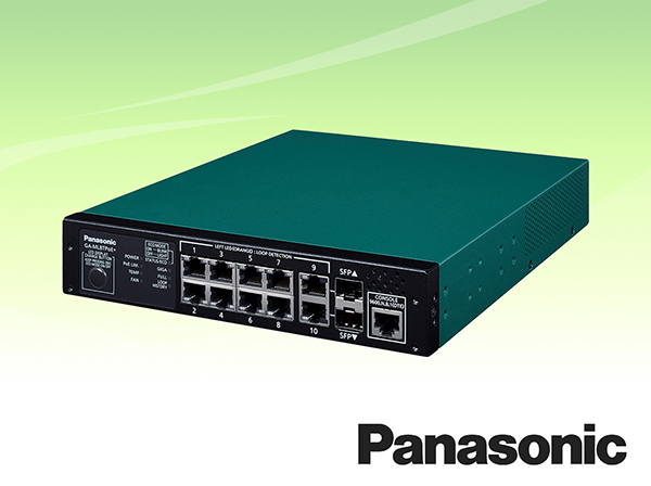 PN260893 Panasonic レイヤ2 PoE給電スイッチングハブ GA-ML8TPoE+
