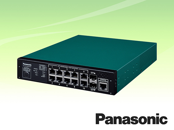 PN260893D Panasonic レイヤ2 PoE給電スイッチングハブ GA-MLD8TPoE+