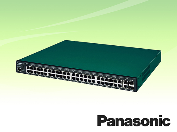 PN28489R Panasonic 全ポートギガ レイヤ2 PoE給電スイッチングハブ GA-EMR48TPoE+