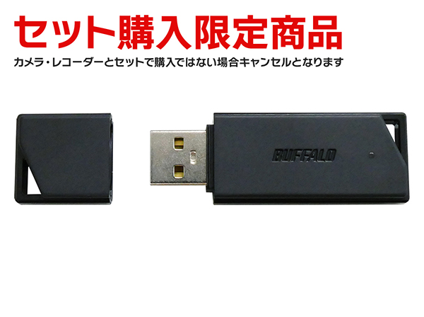 【セット購入時限定】 RD-4716-S USBメモリー BUFFALO RUF2-KR16GA-BK