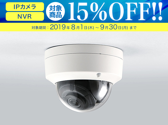【8/1~9/30まで限定特価】RD-CI506 220万画素屋外防滴型IPドームネットワークカメラ