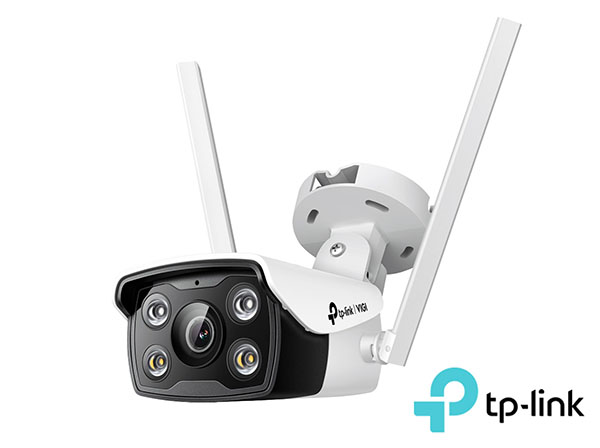 VIGI C340-W 4MP屋外用フルカラーバレット型ネットワークWi-Fiカメラ TP-Link
