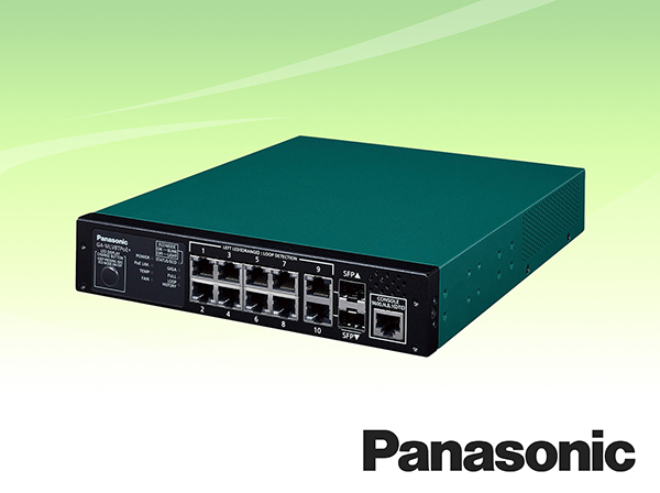 ZLP260893V Panasonic レイヤ2 PoE給電スイッチングハブ GA-MLV8TPoE+