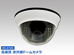 RD-3725暗闇でも確実に捉える高画質赤外線ドームカメラ