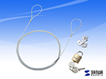 SL-81 Noble Wedgeスロット対応セキュリティワイヤー・南京錠 サンワサプライ
