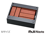 KS-TL05-FH115-M-BK 宅配ボックス Nasta Box LIGHT Mサイズ用 幅木 マットブラック（レンガ別売り）