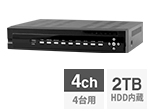 RD-RA5204 AHD3.0対応 2TB 4chデジタルレコーダー